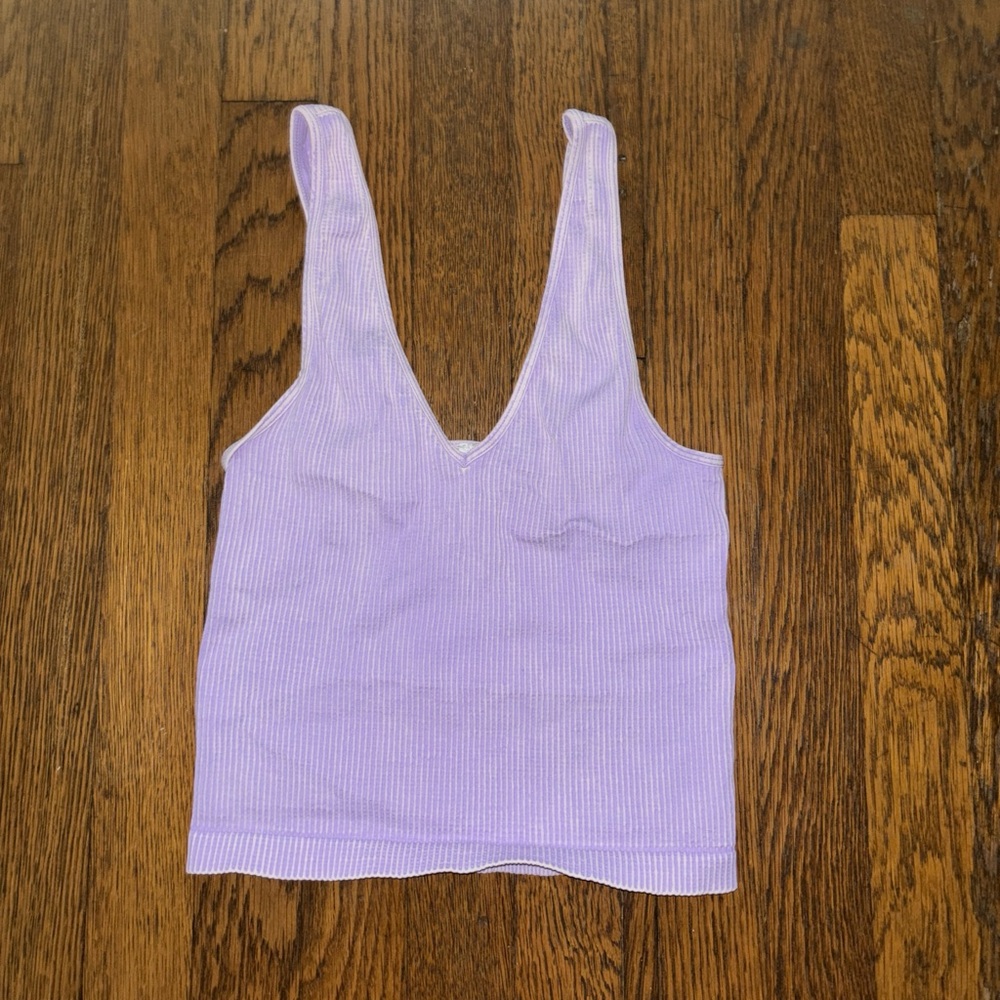 Nikibiki Purple V Neck Tank